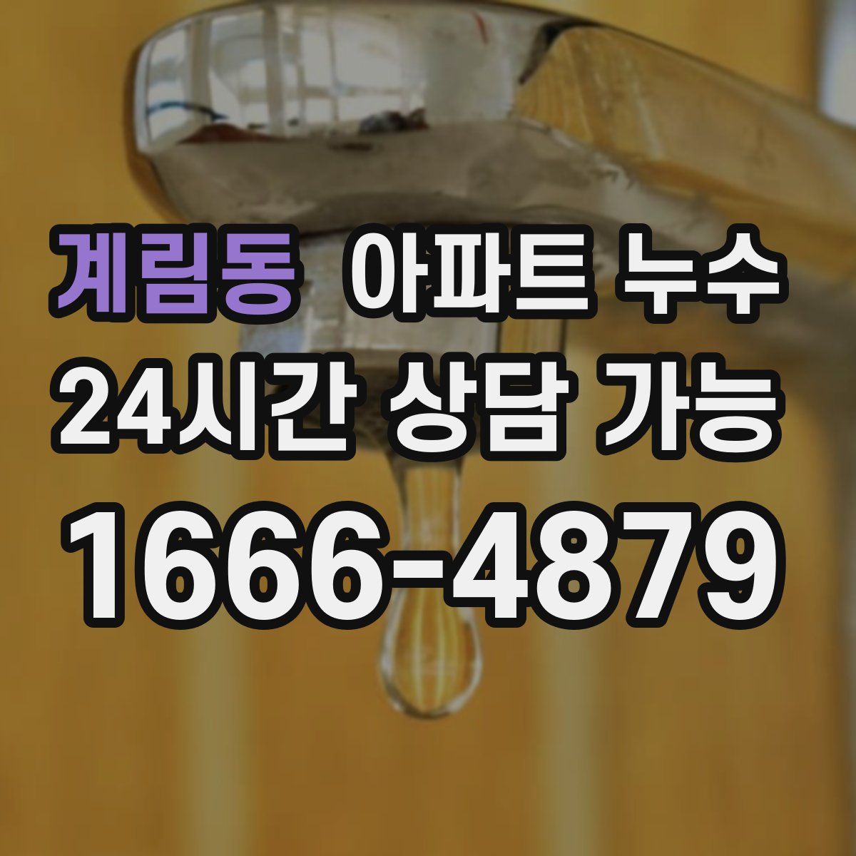 계림동 아파트 누수탐지