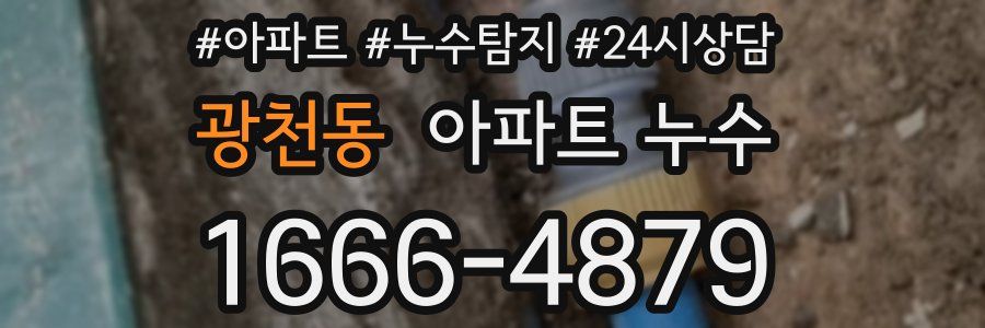 광천동 누수탐지