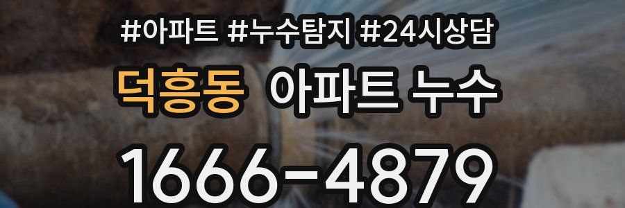 덕흥동 누수탐지