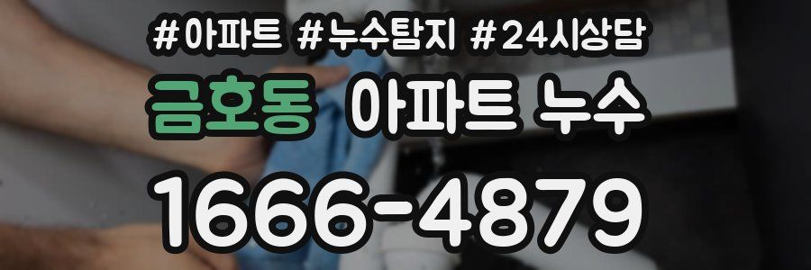 금호동 누수탐지