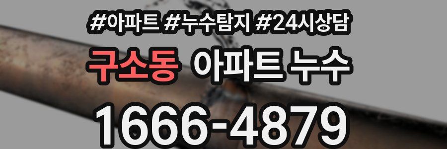 구소동 누수탐지