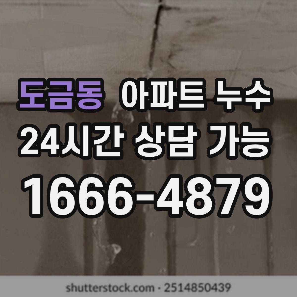 도금동 아파트 누수 천장과 벽 경계가 젖을 때