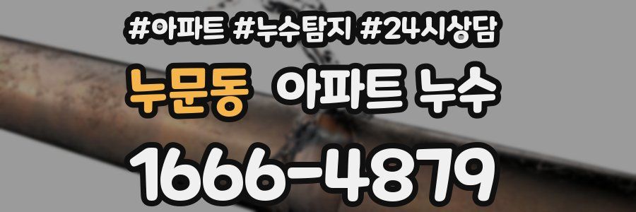 누문동 누수탐지