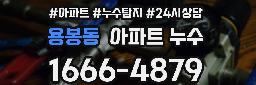 용봉동 누수탐지