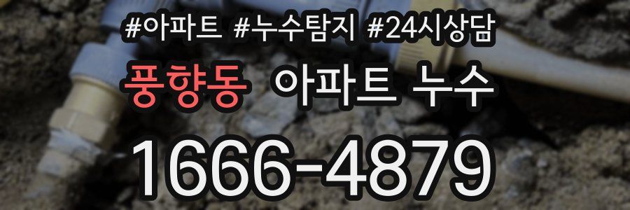 풍향동 누수탐지