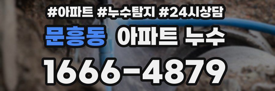 문흥동 누수탐지