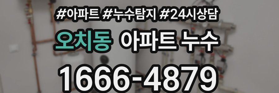 오치동 누수탐지