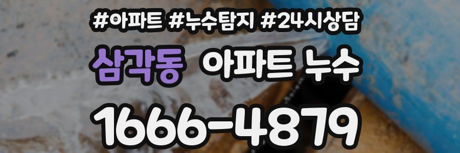 삼각동 누수탐지