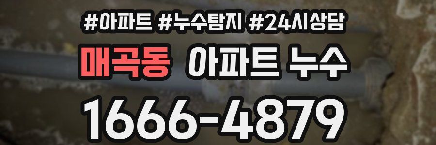 매곡동 누수탐지