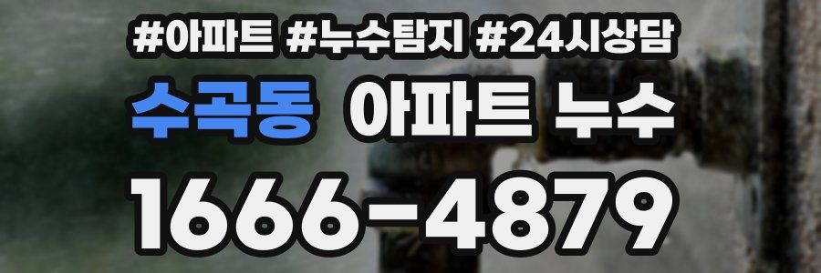 수곡동 누수탐지