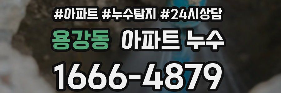 용강동 누수탐지