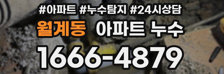 월계동 누수탐지