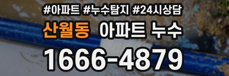 산월동 누수탐지