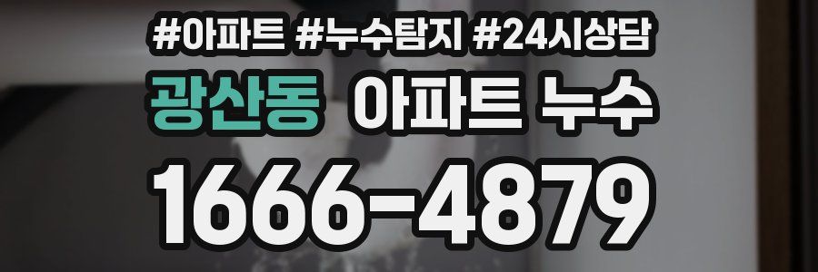 광산동 누수탐지