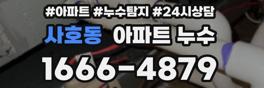 사호동 누수탐지