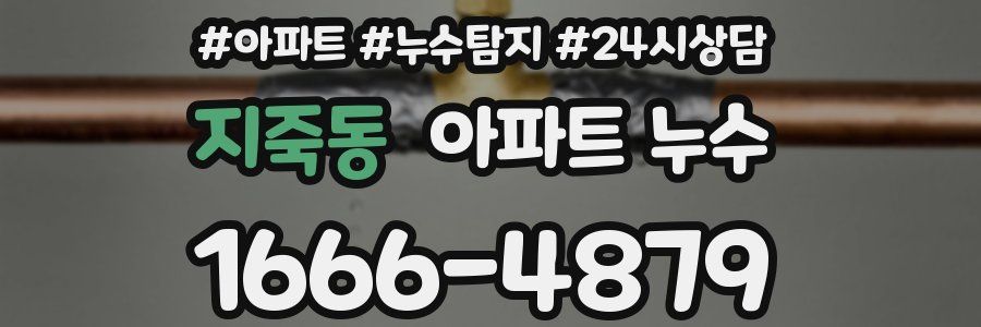 지죽동 누수탐지