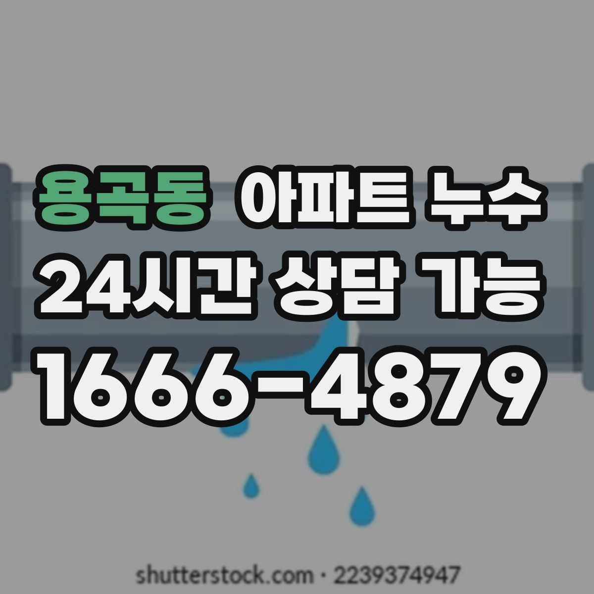 용곡동 아파트 누수탐지