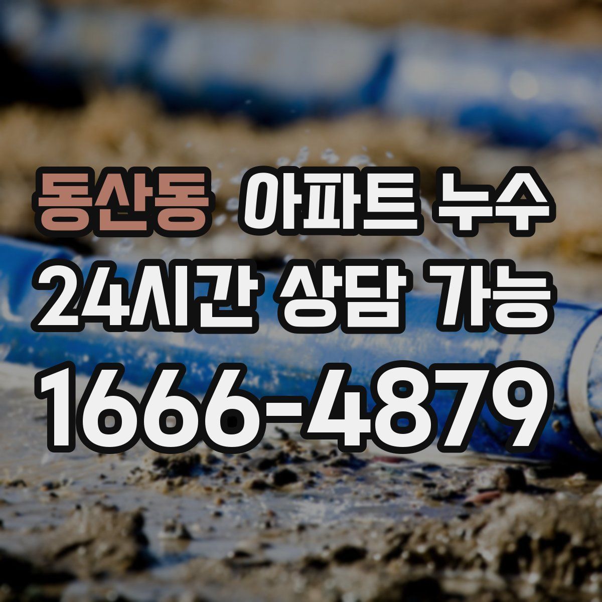 동산동 아파트 누수탐지