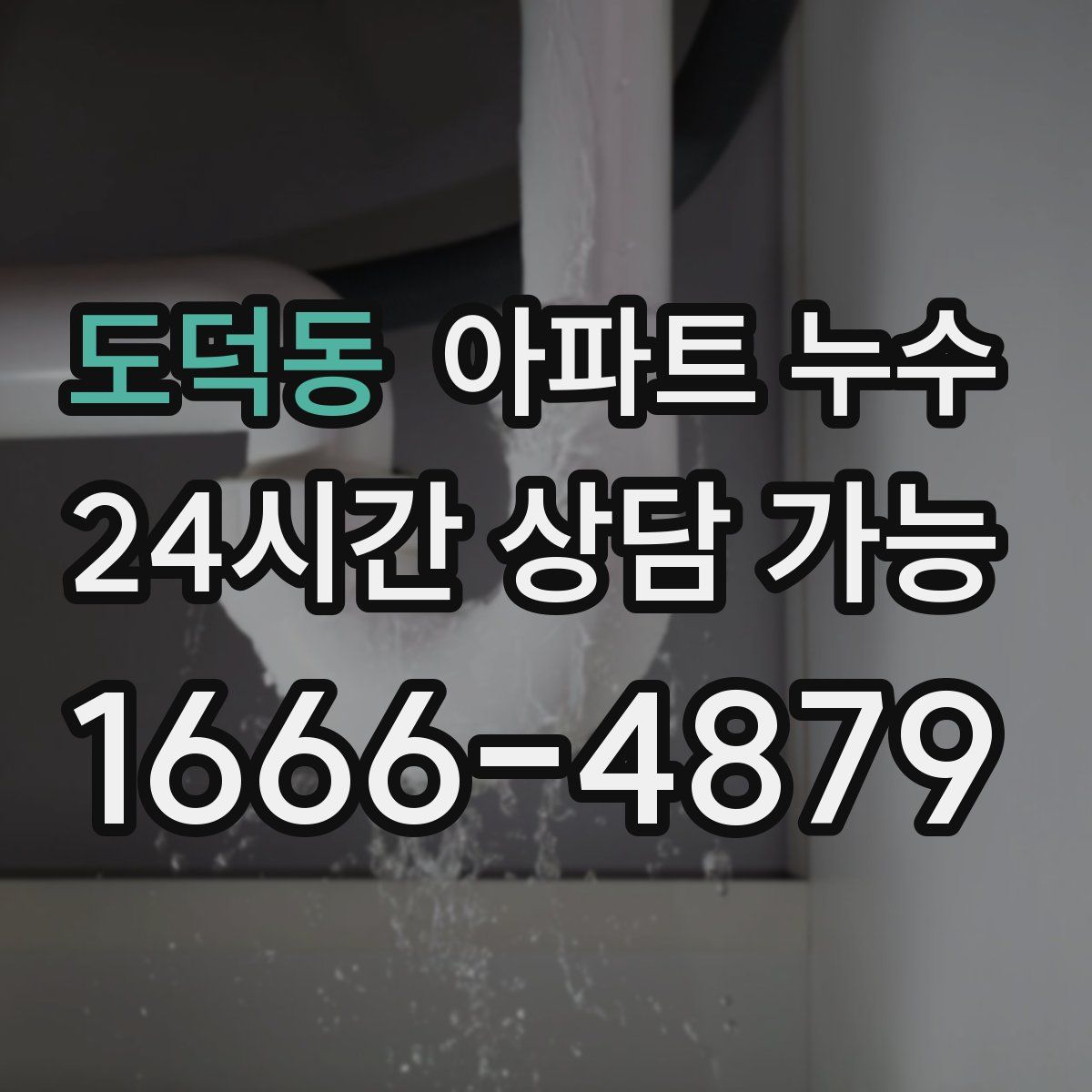 도덕동 아파트 누수탐지