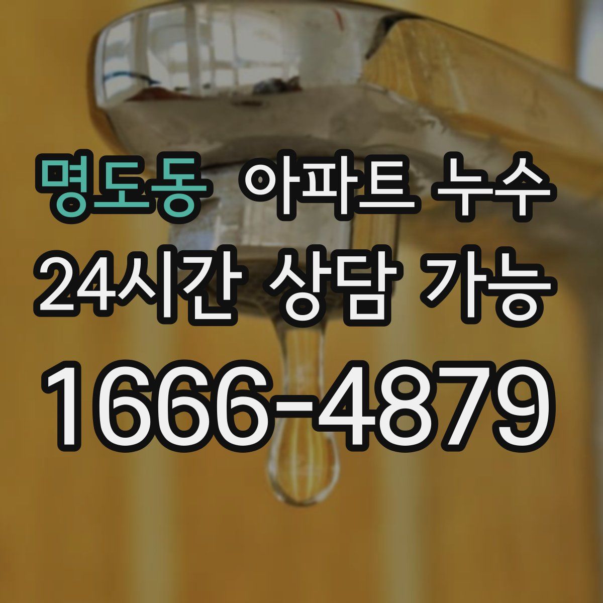 명도동 아파트 누수탐지