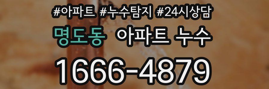 명도동 누수탐지