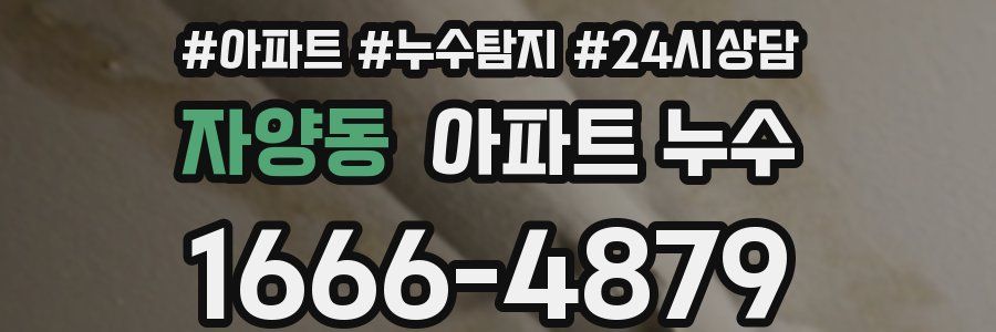 자양동 누수탐지