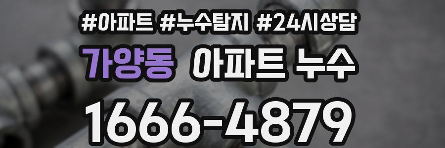 가양동 누수탐지