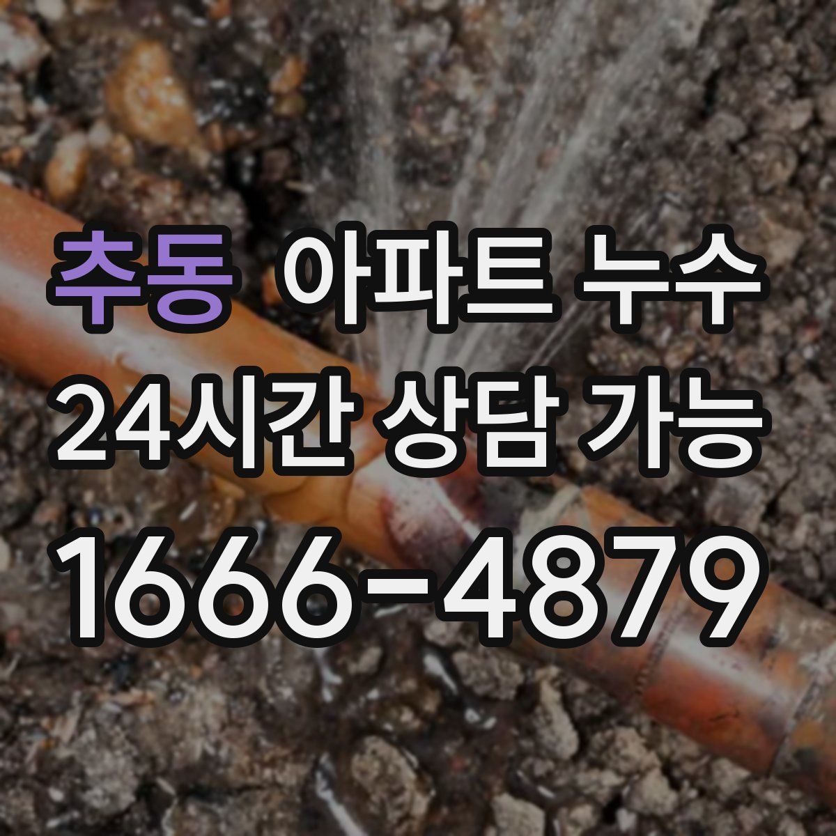 추동 아파트 누수탐지