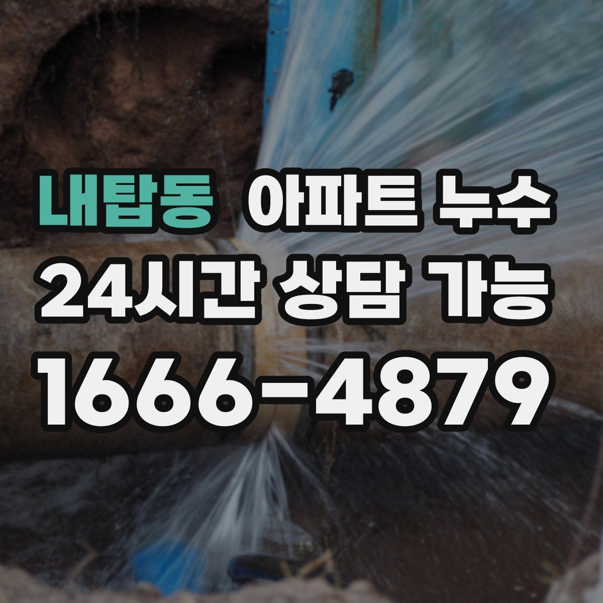 내탑동 아파트 누수 벽면 아래쪽이 젖는 경우의 점검 순서