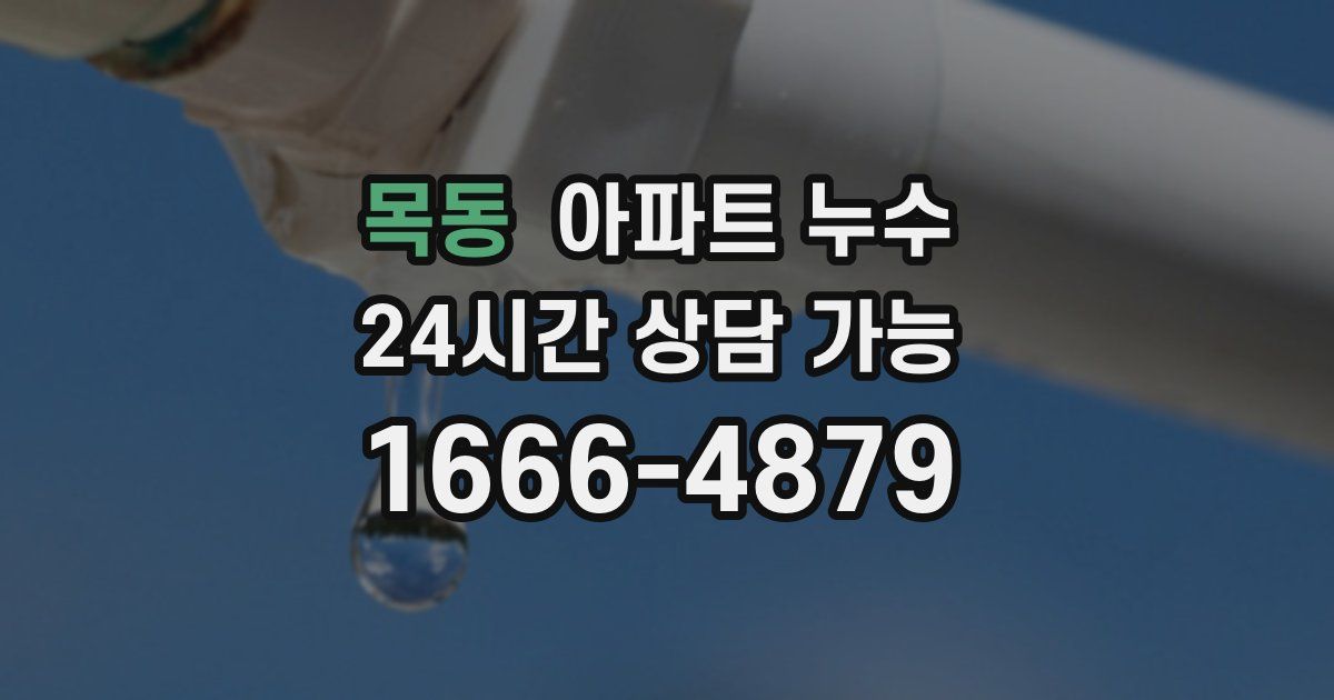 목동 아파트 누수