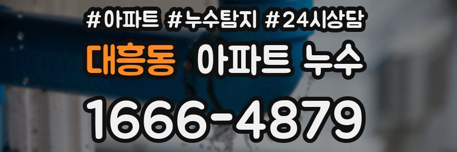 대흥동 누수탐지