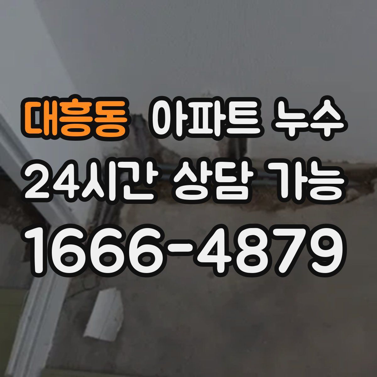 대흥동 아파트 누수탐지