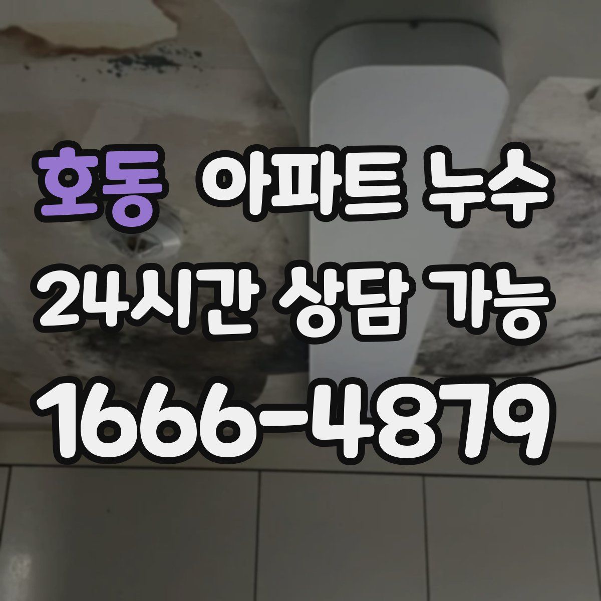 호동 아파트 누수탐지