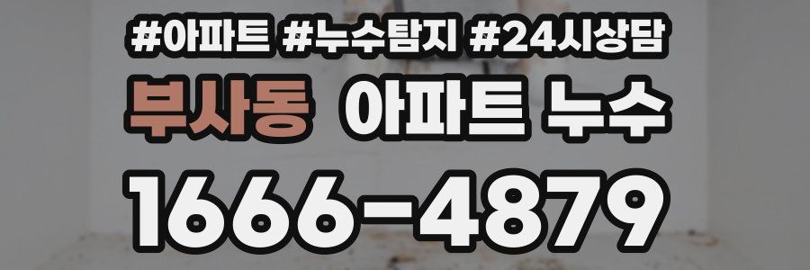 부사동 누수탐지