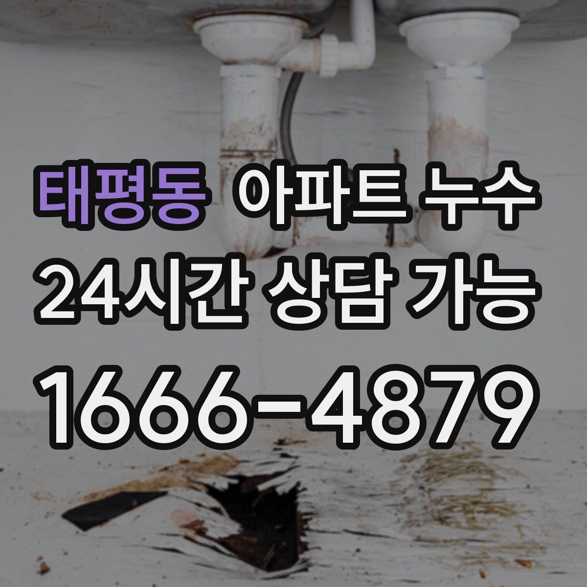 태평동 아파트 누수탐지