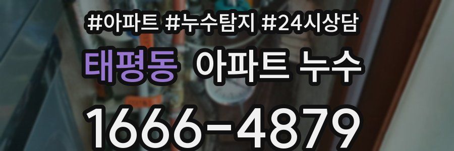 태평동 누수탐지