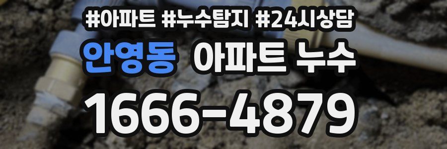안영동 누수탐지