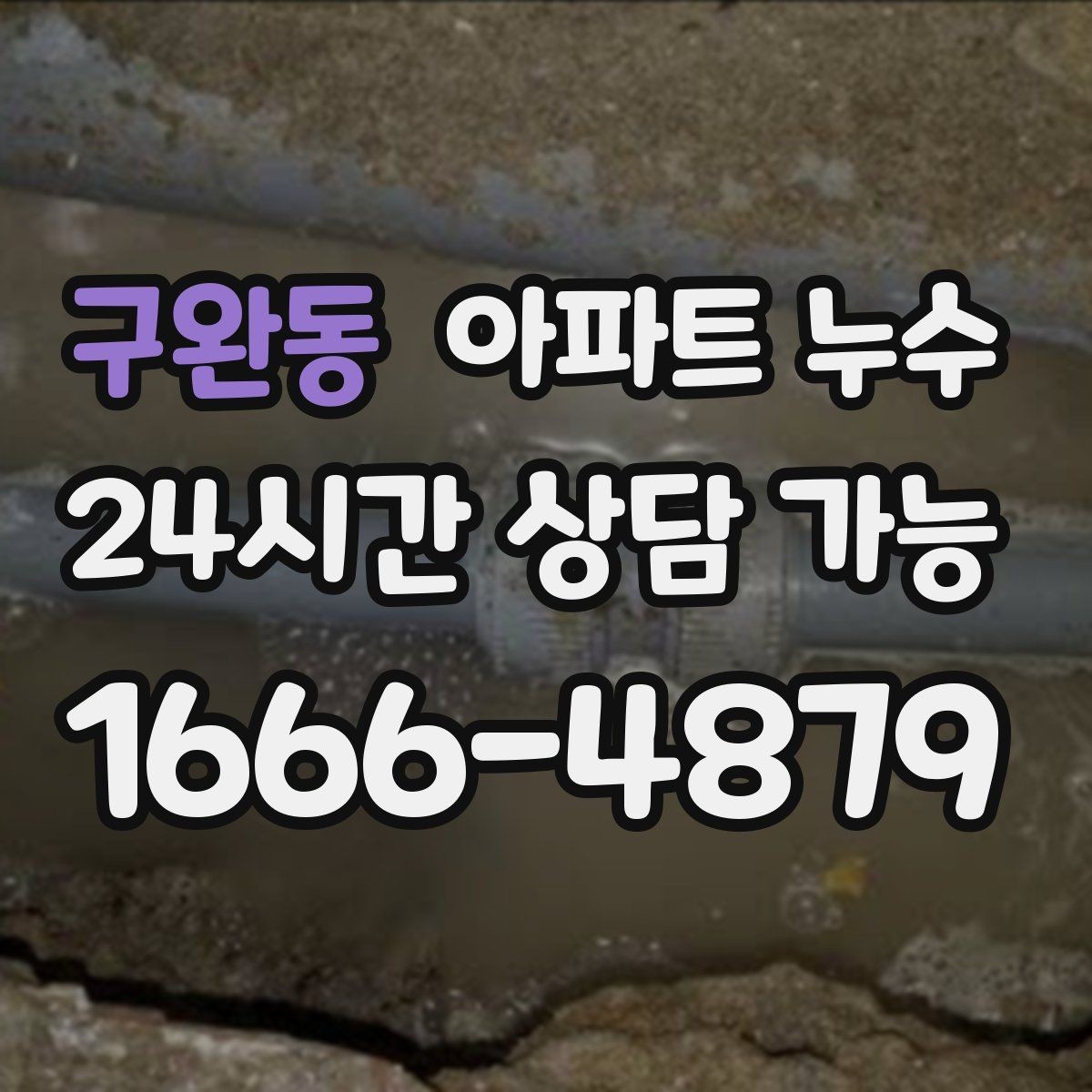 구완동 아파트 누수 욕실 밖 바닥까지 젖는 이유