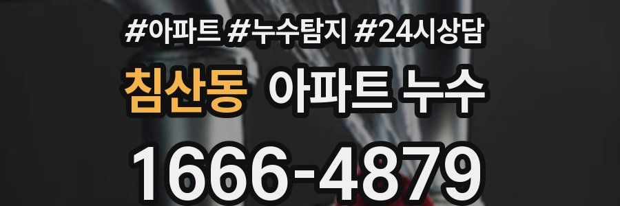 침산동 누수탐지