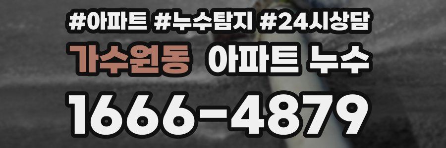 가수원동 누수탐지