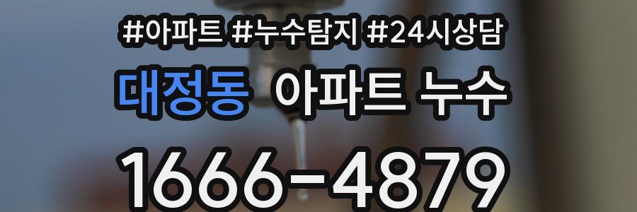 대정동 누수탐지