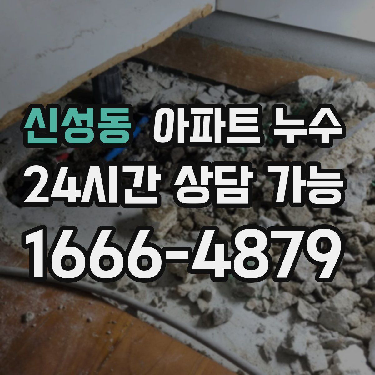 신성동 아파트 누수탐지