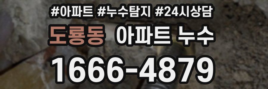 도룡동 누수탐지