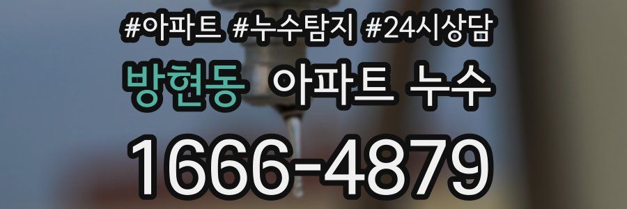 방현동 누수탐지