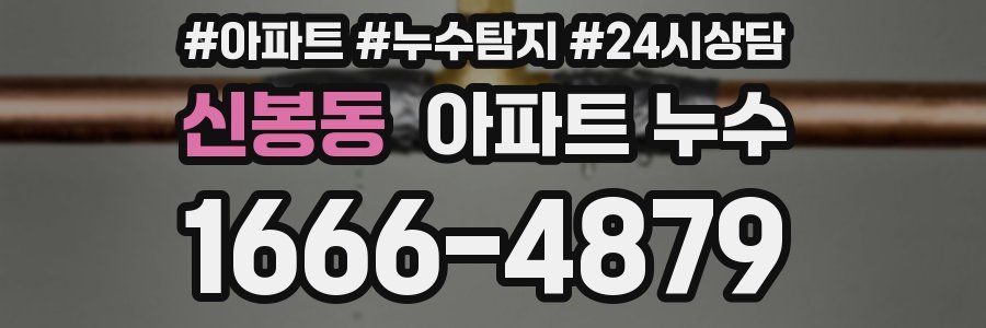 신봉동 누수탐지