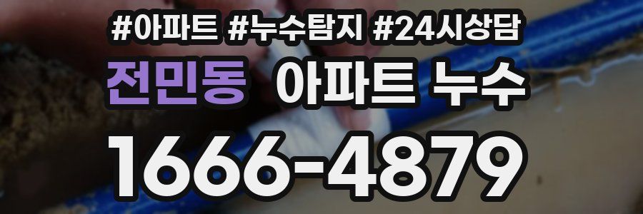 전민동 누수탐지