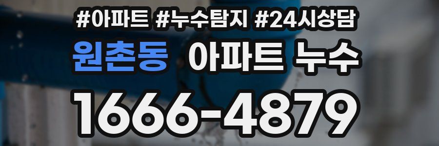 원촌동 누수탐지