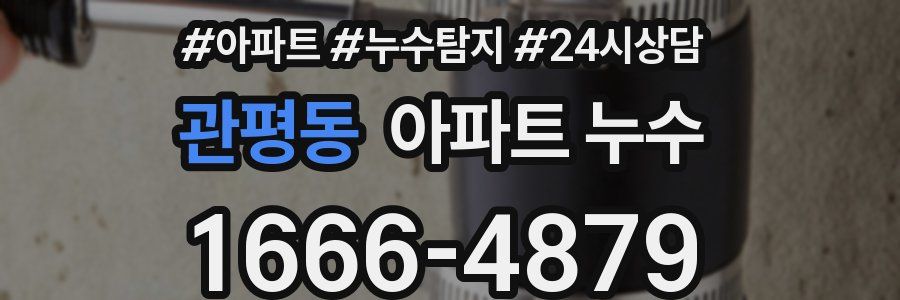 관평동 누수탐지