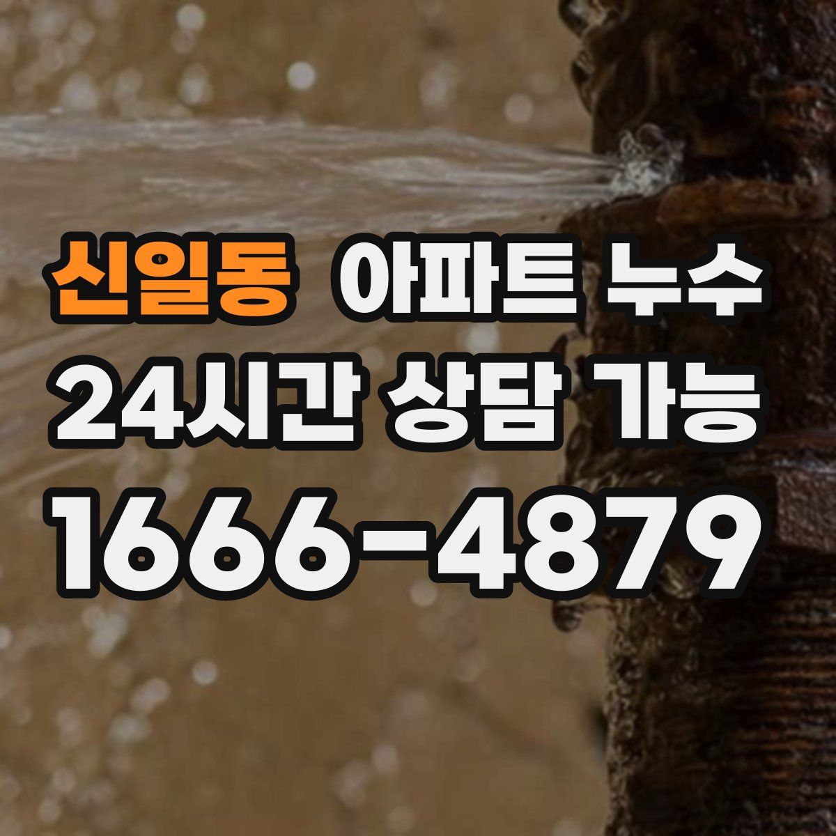 신일동 아파트 누수탐지