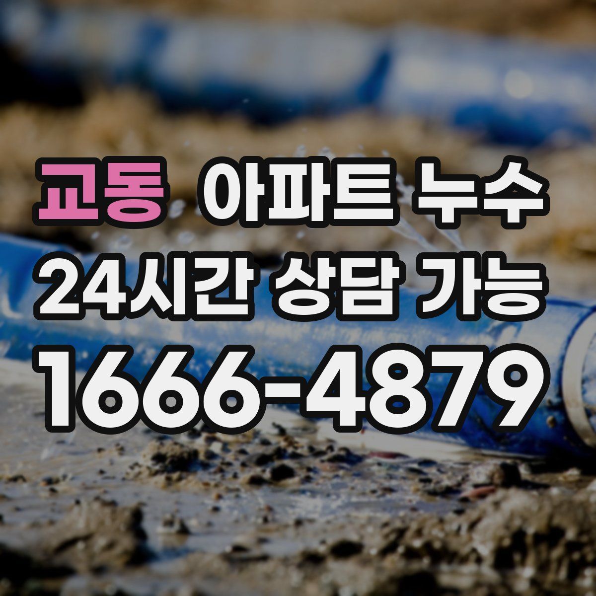 교동 아파트 누수탐지